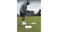 Anthony Kim shared practice clips amid an ongoing battle with online trolls (Instagram/anthonykimofficial)